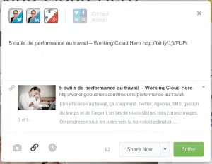 buffer performance travail