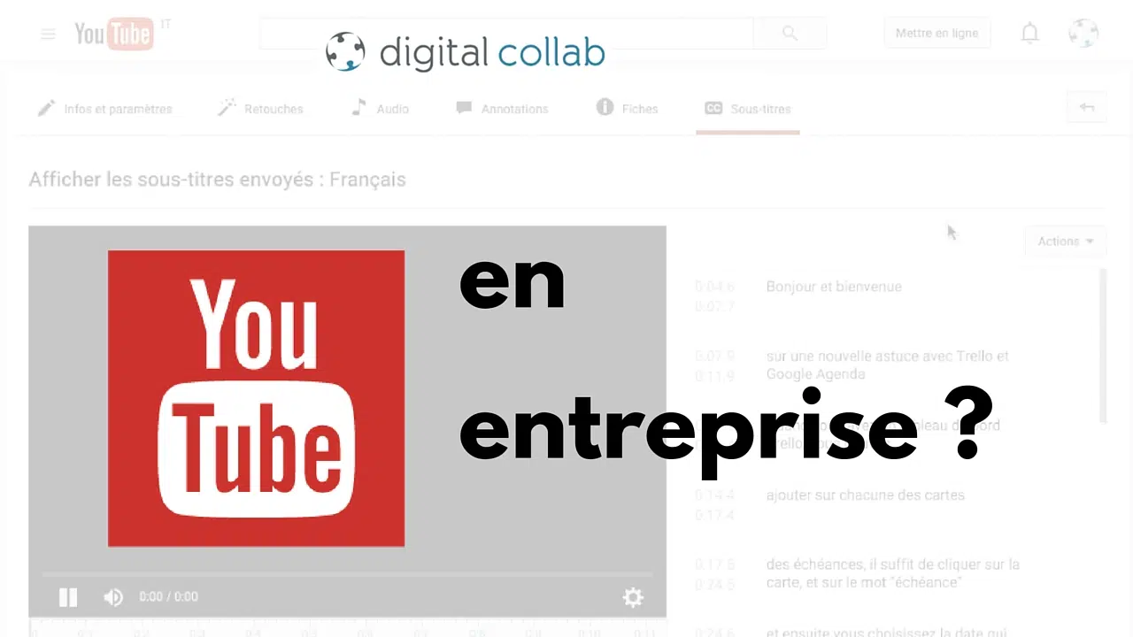 utiliser youtube en entreprise