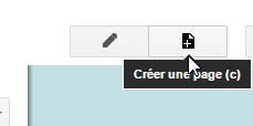 Création d'une page dans Google Sites