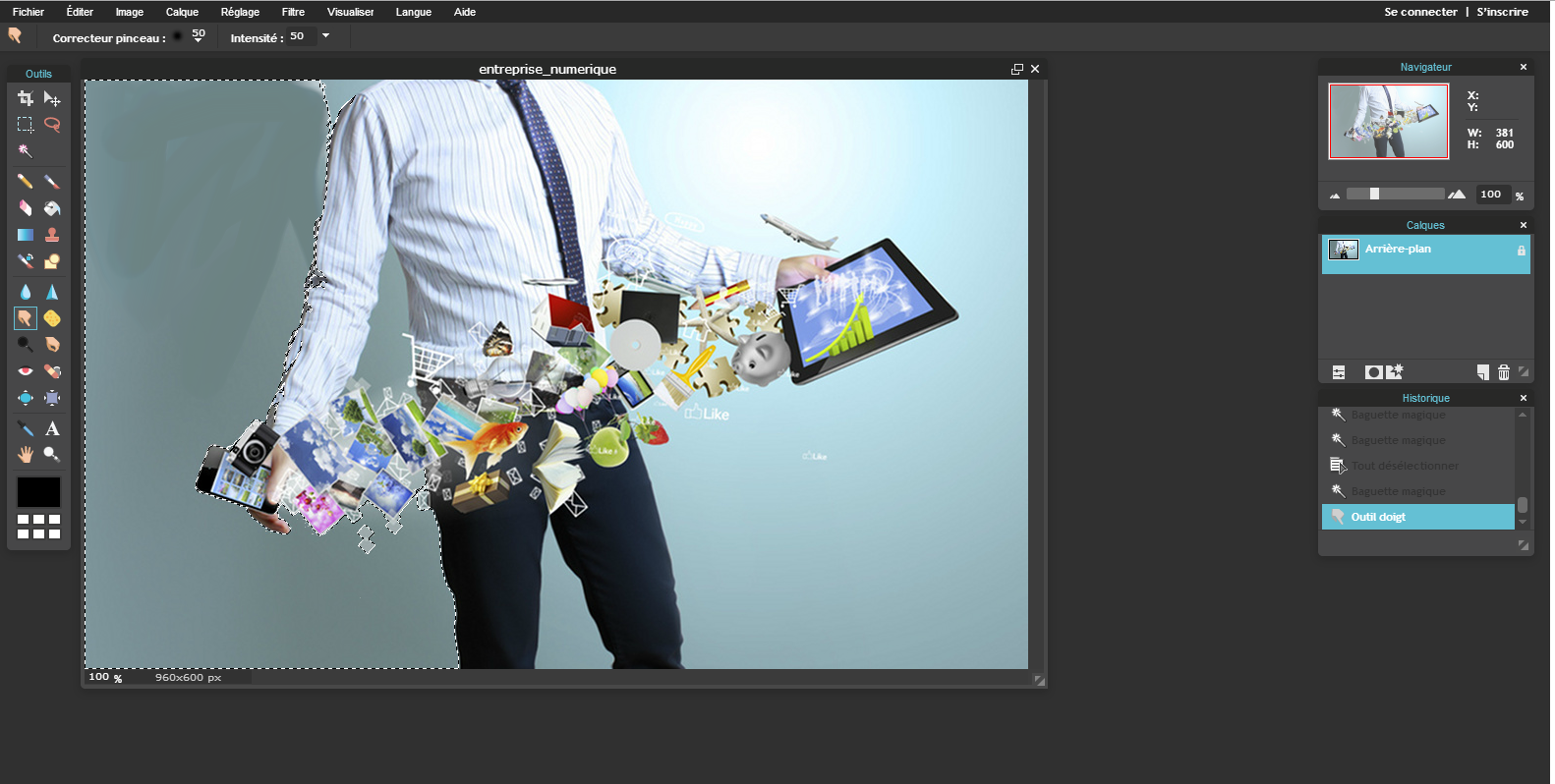 Pixlr editor