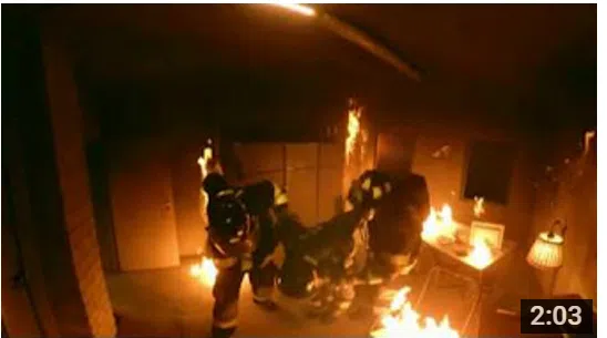 Fireman, vidéo 360° en action
