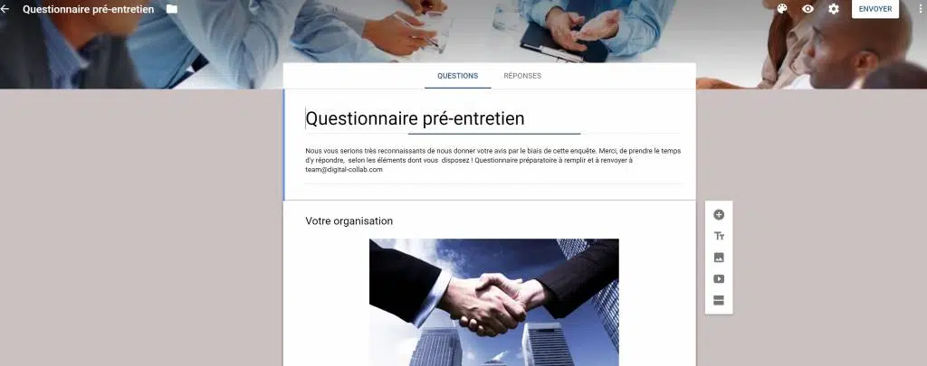 Expression des besoins des équipes : Guide pré entretien individuel 