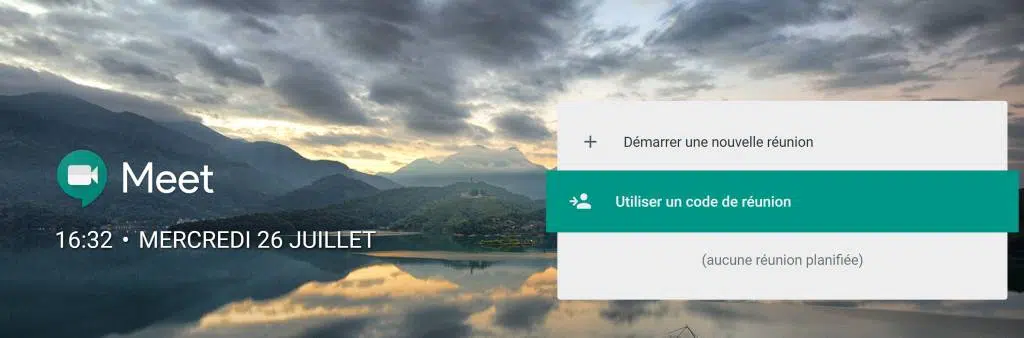 Visioconférence avec Hangouts Meet