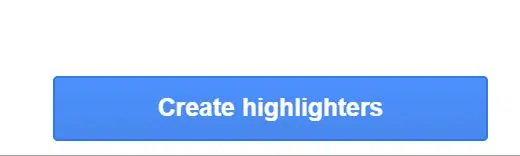 Création des highlighters