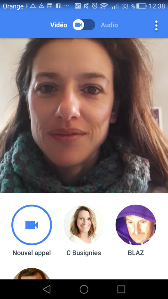 Visioconférence : Google Duo