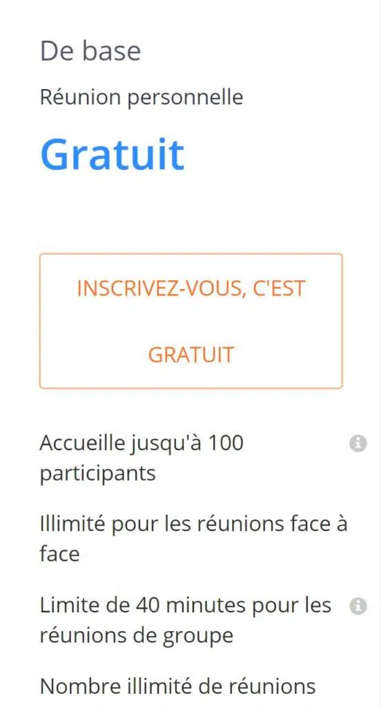 Visioconférence illimitée et gratuite