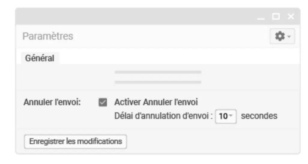 Cloud et Gmail annuler l'envoi